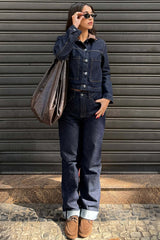 Calça Reta Allure em Denim