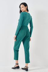 Blusa de Manga Longa em Ribana com Decote Quadrado