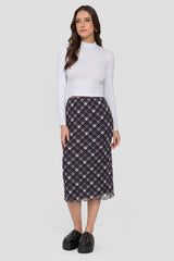 Blusa Cropped Manga Longa com Gola Baixa