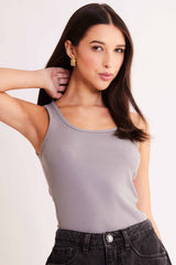 Regata em Ribana com Decote Redondo