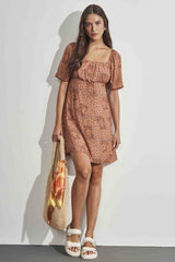 Vestido Curto Estampado