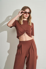 Cropped com Amarração