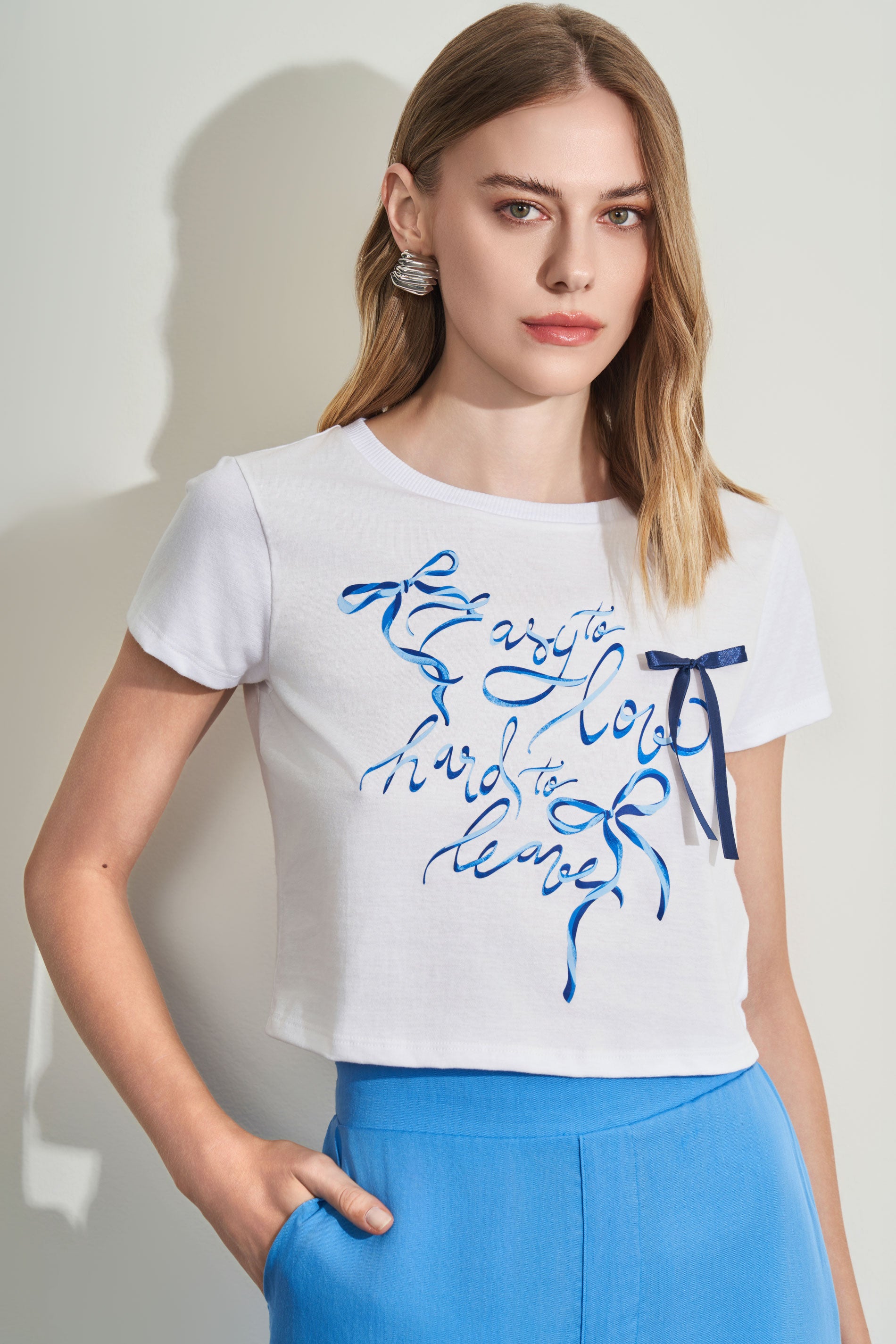 Baby Tee em Meia Malha