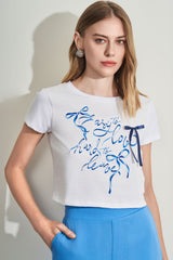 Baby Tee em Meia Malha