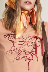 Baby Tee em Meia Malha