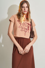 Baby Tee em Meia Malha