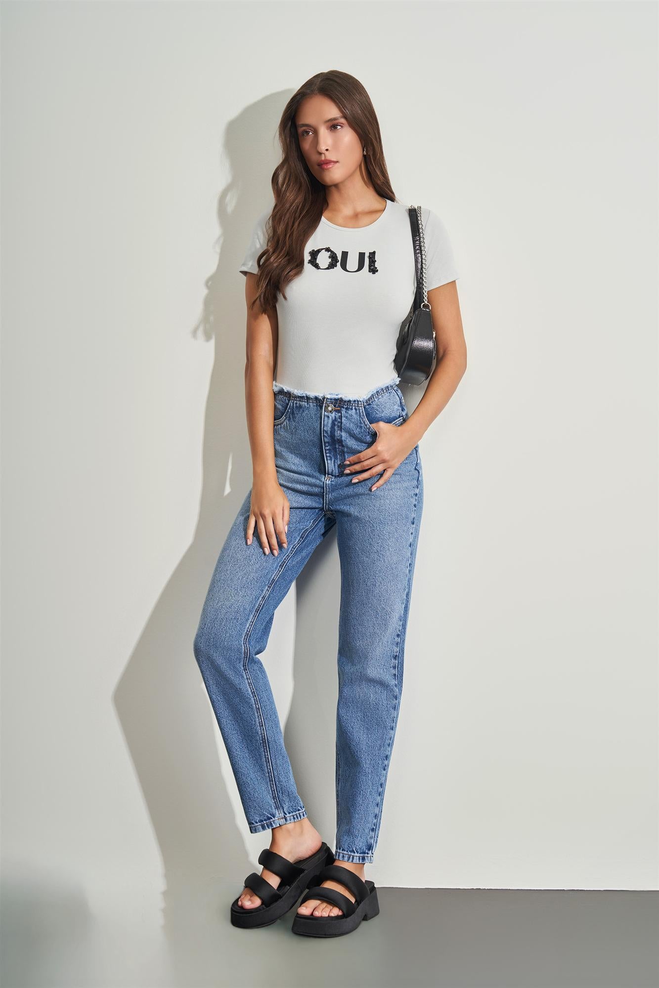 Blusa Ajustada em Ribana