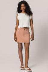 Blusa Sem Manga em Ribana com Plano Viscose