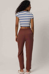 Blusa Cropped Listrada