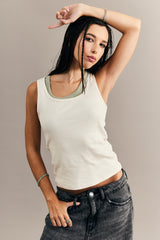 Regata Giornata Canelada com Decote Redondo