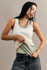 Regata Giornata Canelada com Decote Redondo