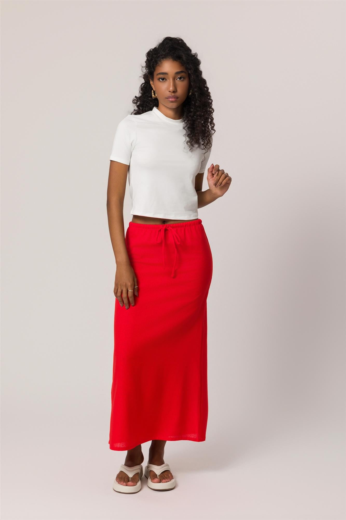 Blusa de Manga Curta em Malha Microfibra