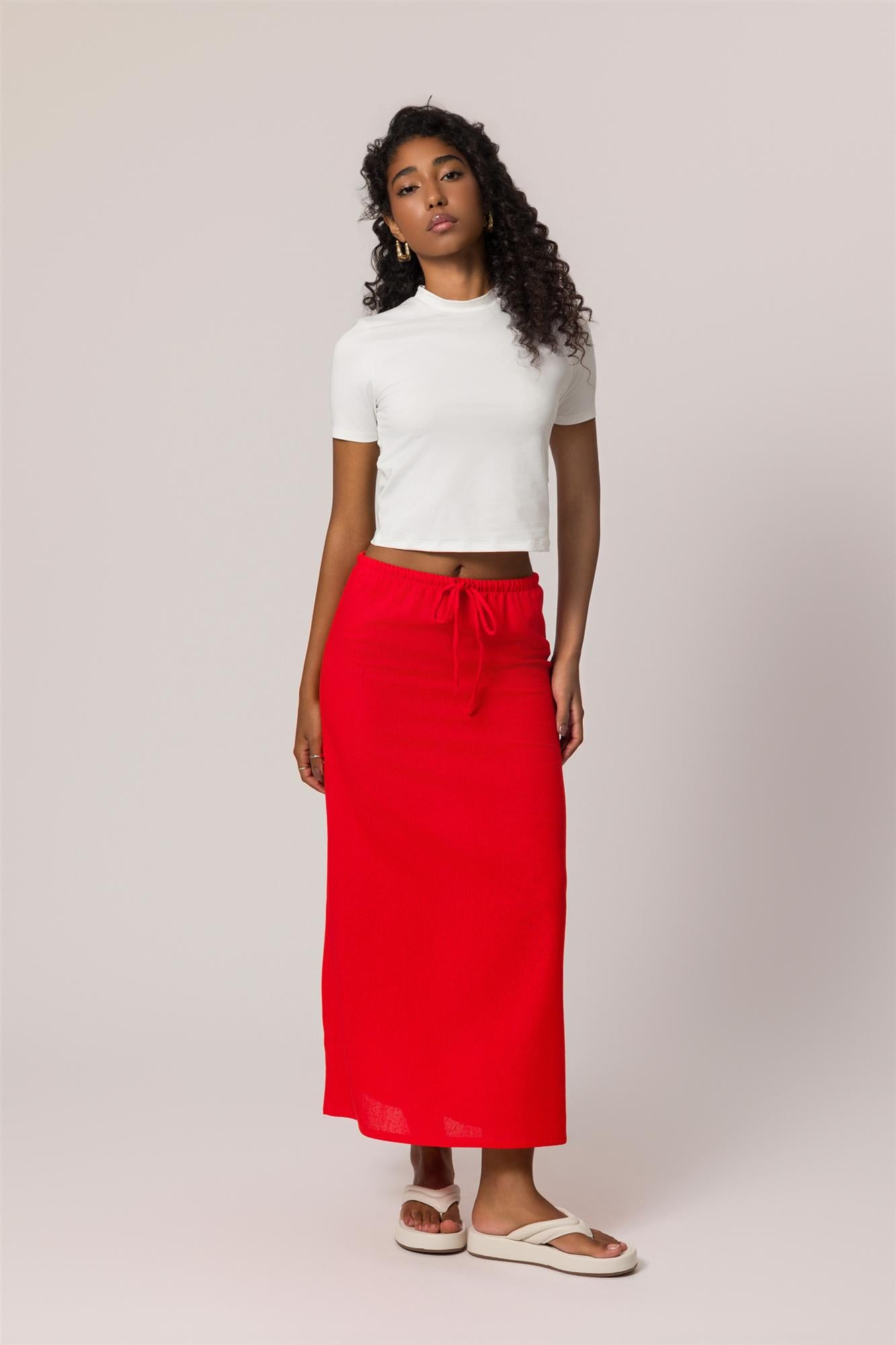 Blusa de Manga Curta em Malha Microfibra