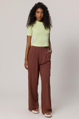 Blusa de Manga Curta em Malha Microfibra