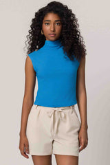 Blusa de Manga Curta em Ribana