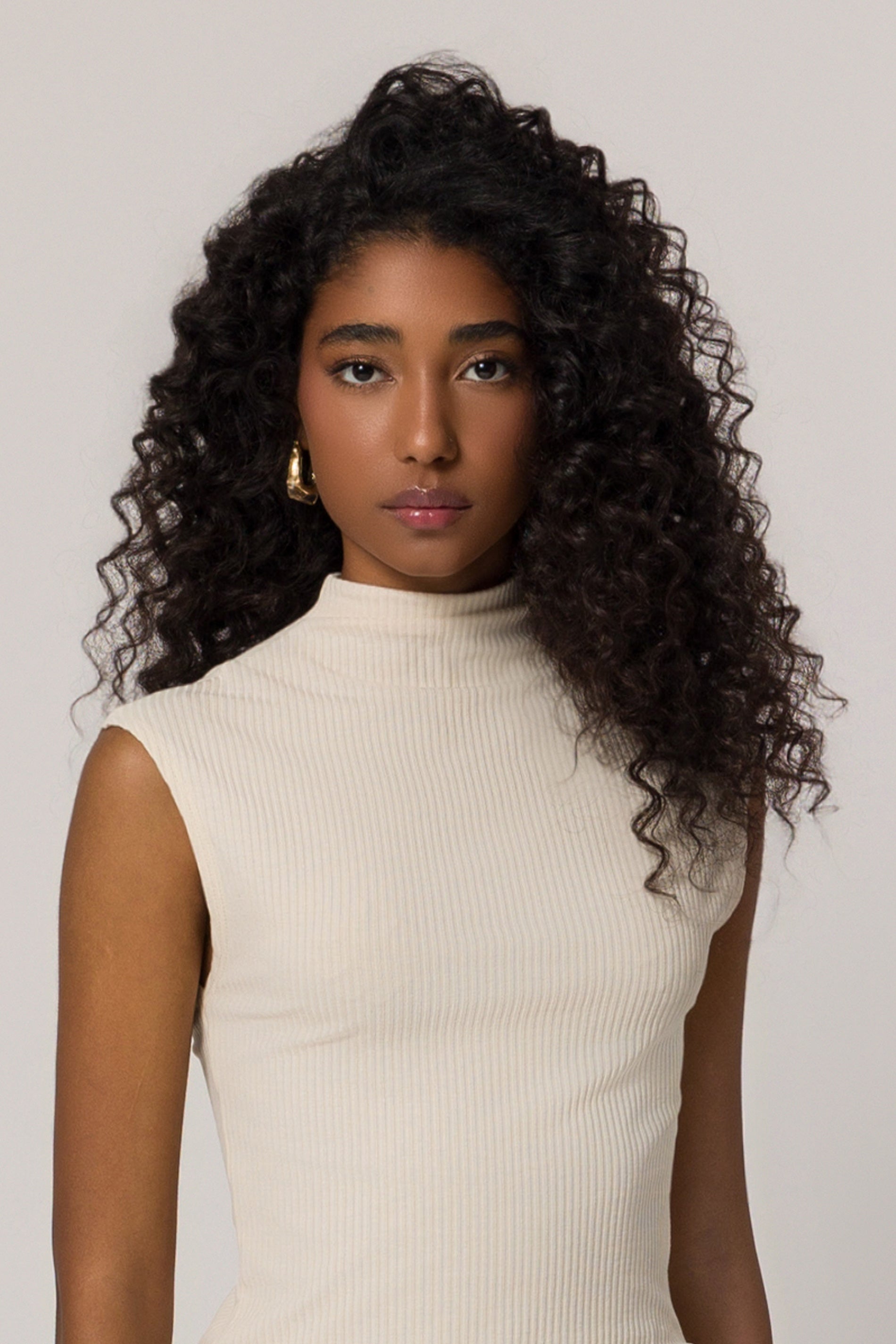 Blusa de Manga Curta em Ribana