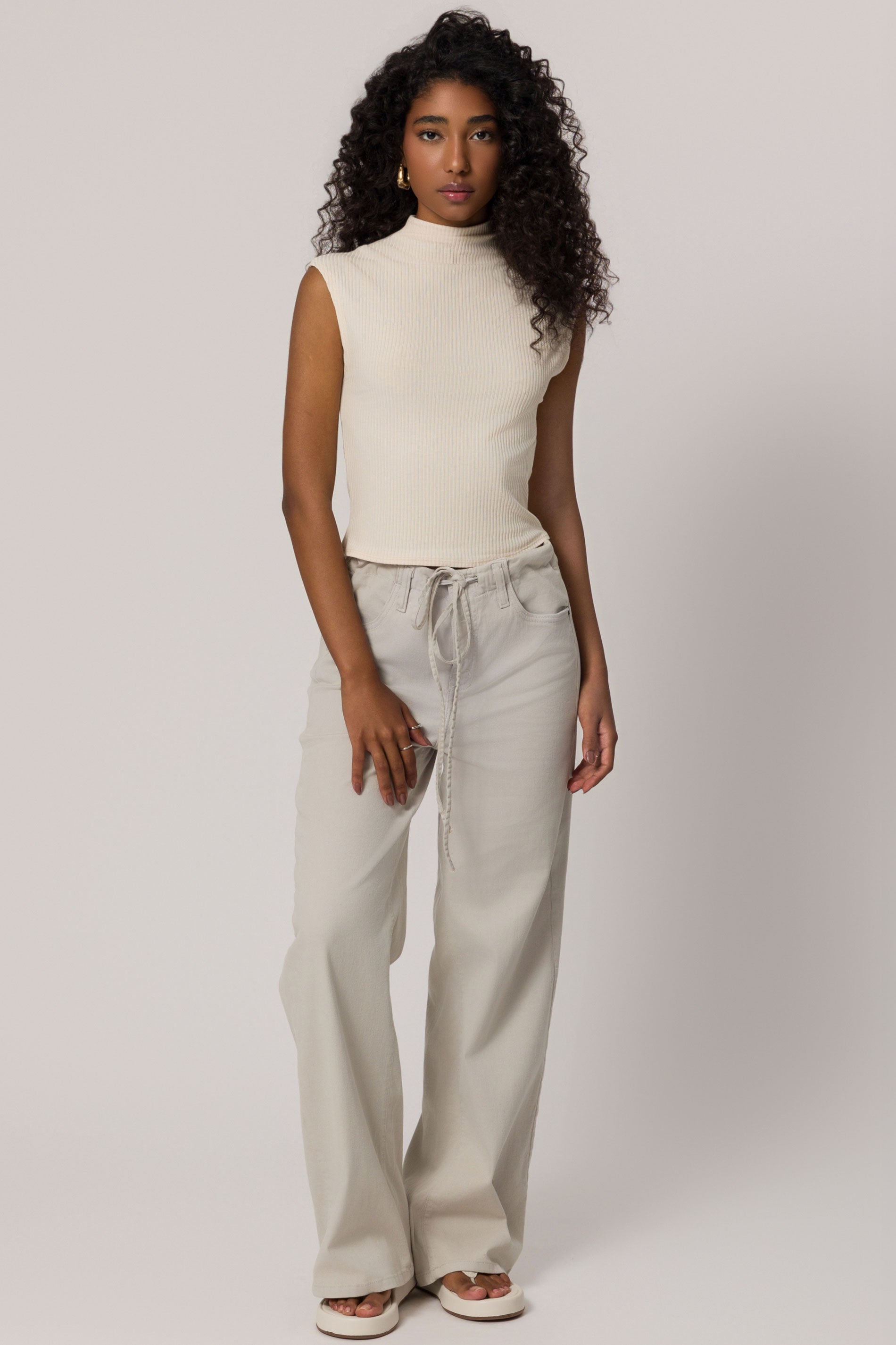 Blusa de Manga Curta em Ribana