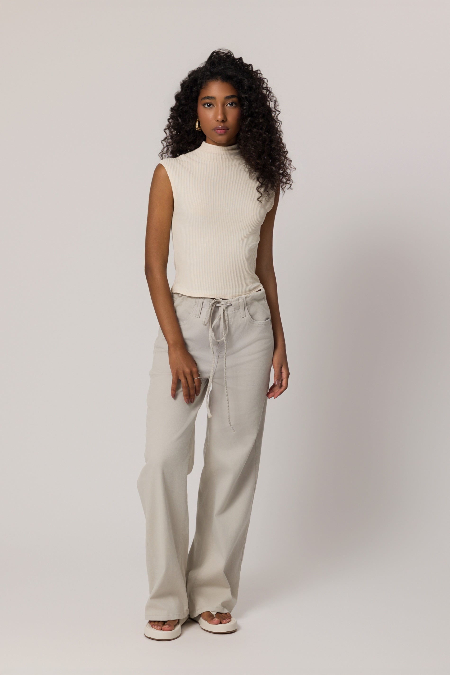 Blusa de Manga Curta em Ribana