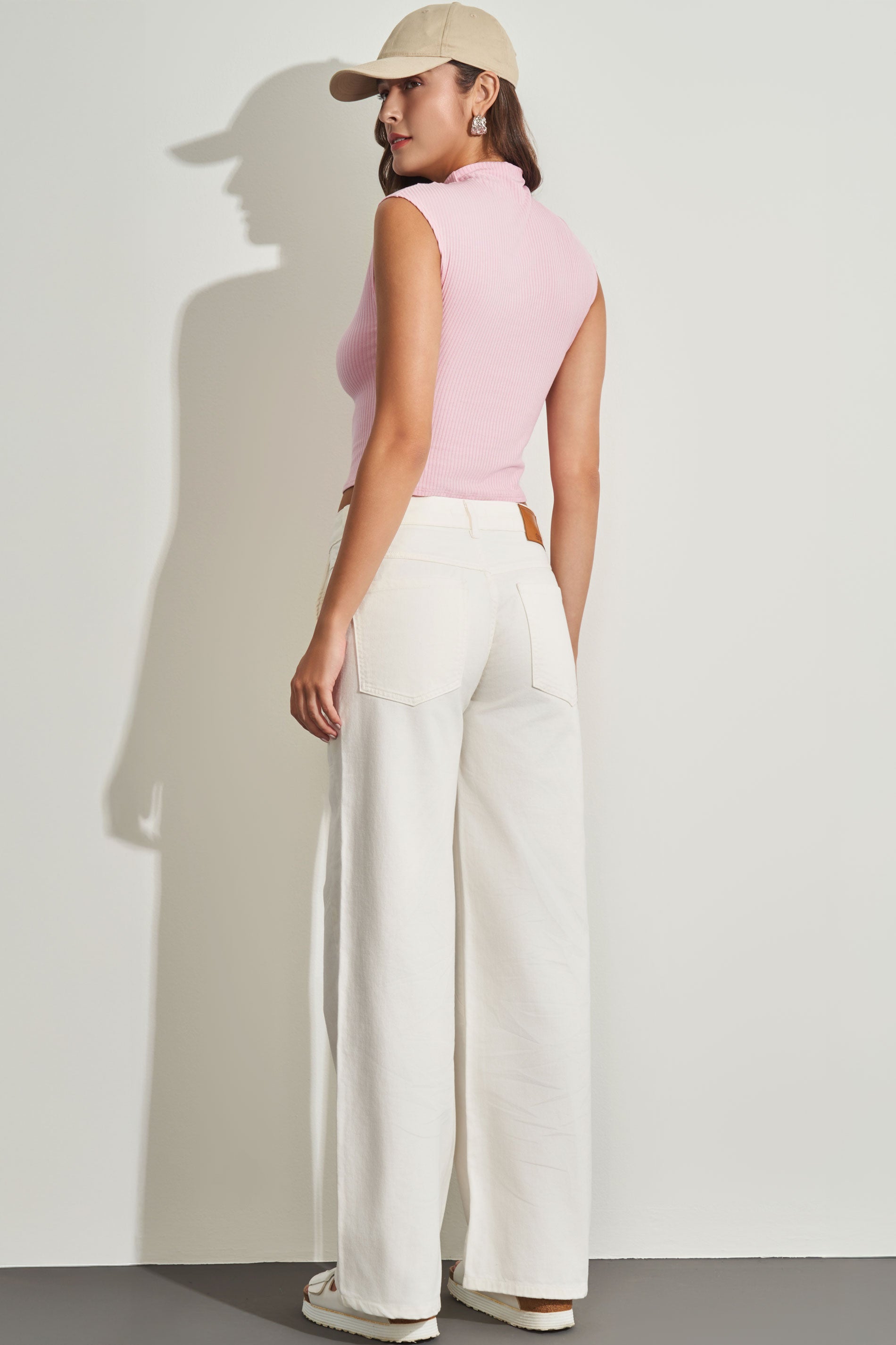 Blusa de Manga Curta em Ribana