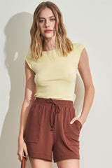 Shorts Casual com Amarração