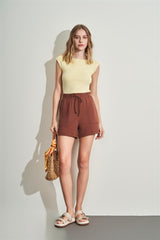 Shorts Casual com Amarração