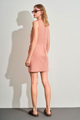 Vestido Curto sem Manga em Alfaiataria Comfy