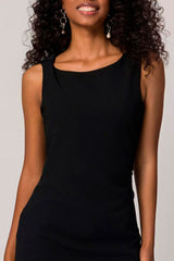 Vestido Curto sem Manga em Alfaiataria Comfy