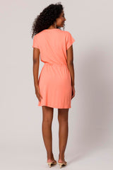 Vestido curto em moletinho com elastano