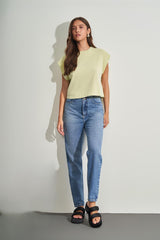 T-Shirt em Meia Malha Estonada