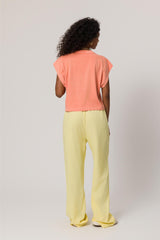 T-Shirt em Meia Malha Estonada