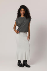 T-Shirt em Meia Malha Estonada