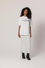 T-Shirt Oversized em Meia Malha