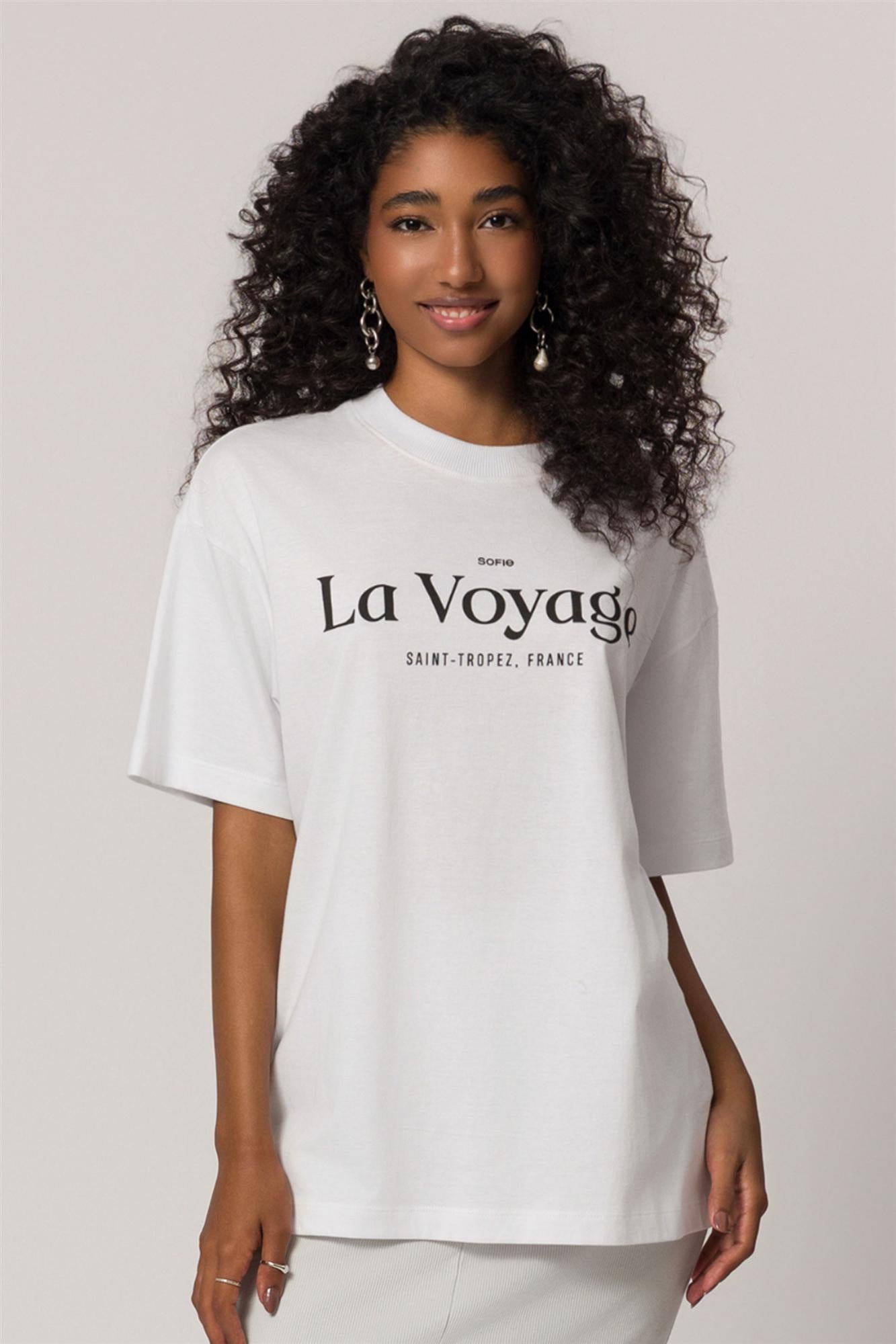 T-Shirt Oversized em Meia Malha