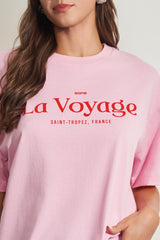 T-Shirt Oversized em Meia Malha