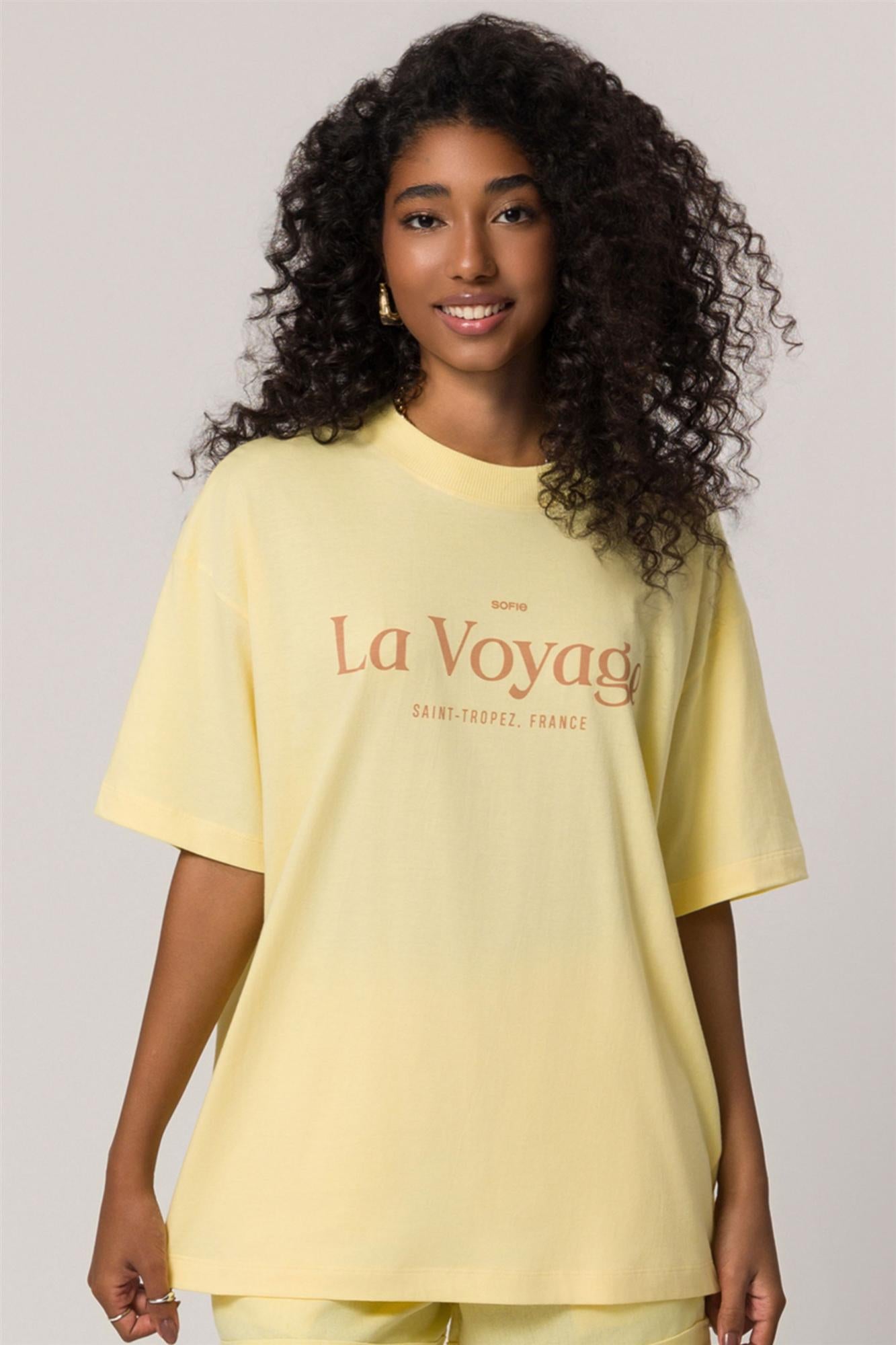 T-Shirt Oversized em Meia Malha