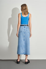 Blusa Sem Manga em Malha Bodycon