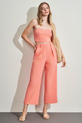 Top Sem Alças em Alfaiataria Comfy