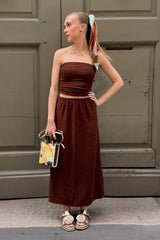 Saia Maxi Midi com Amarração