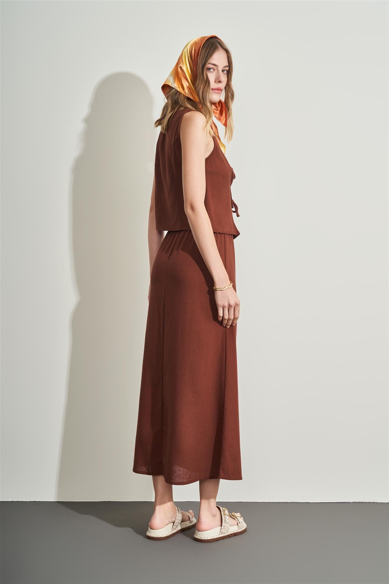 Saia Maxi Midi com Amarração