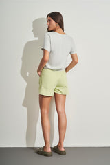 Blusa de manga curta em viscose