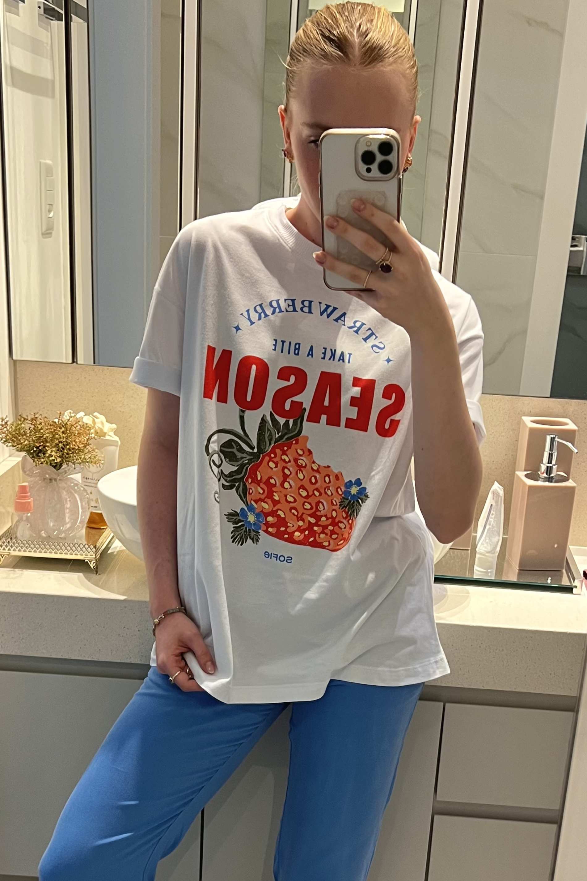 Calça Jogger em Tencel com Cintura Alta