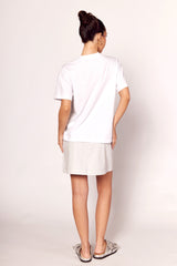 Minissaia Notte em Sarja Metalizada