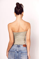 Top Tomara que Caia Notte em Malha Microfibra