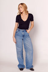 Blusa Notte com Recortes em Malha Microfibra