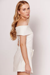 Blusa Ombro a Ombro Luminare com Dobra Larga