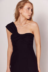 Vestido Um Ombro Notte em Plano Alfaiataria Comfy