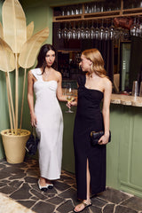 Vestido Um Ombro Notte em Plano Alfaiataria Comfy