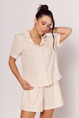 Camisa Giornata com Textura Bordada