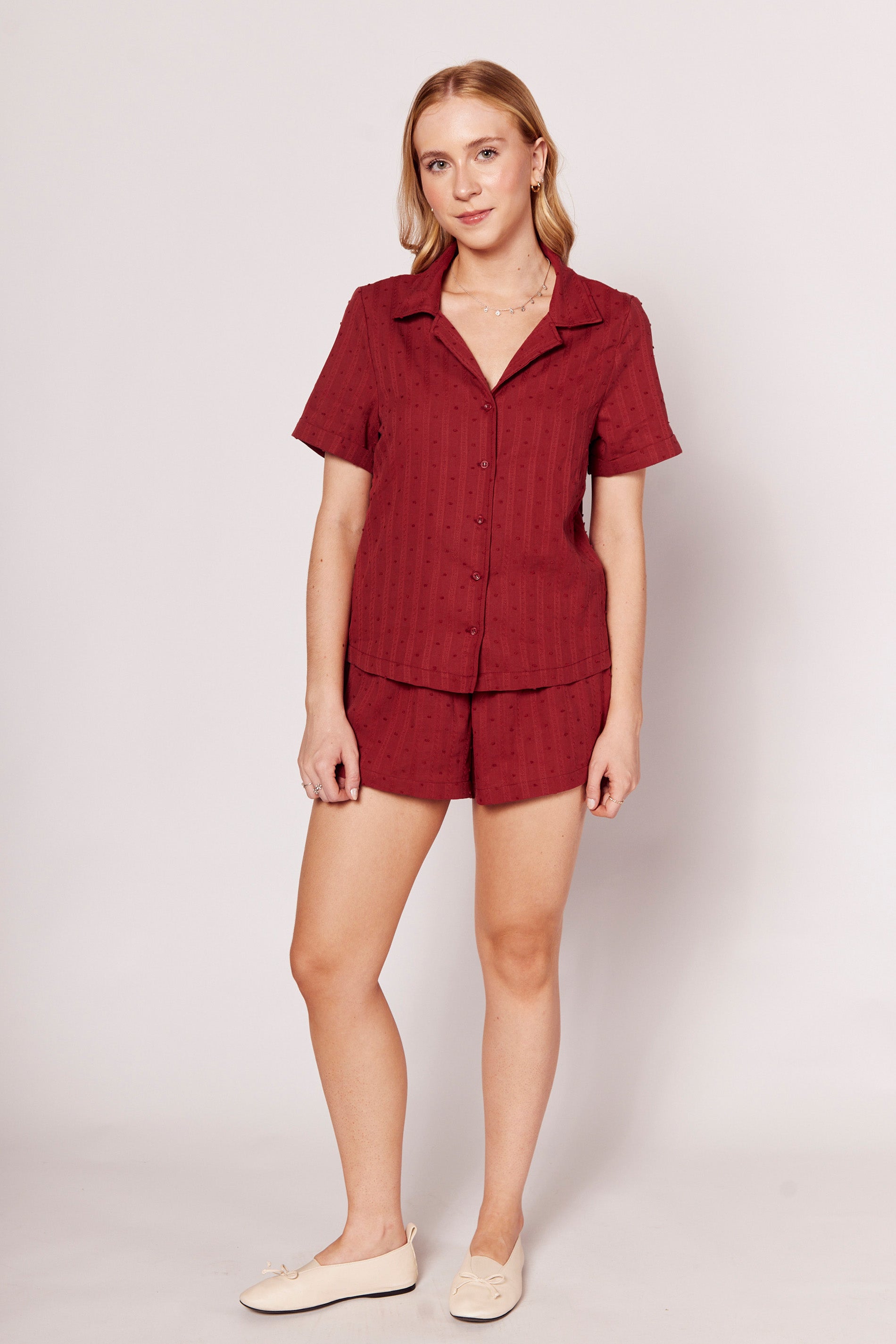Camisa Giornata com Textura Bordada