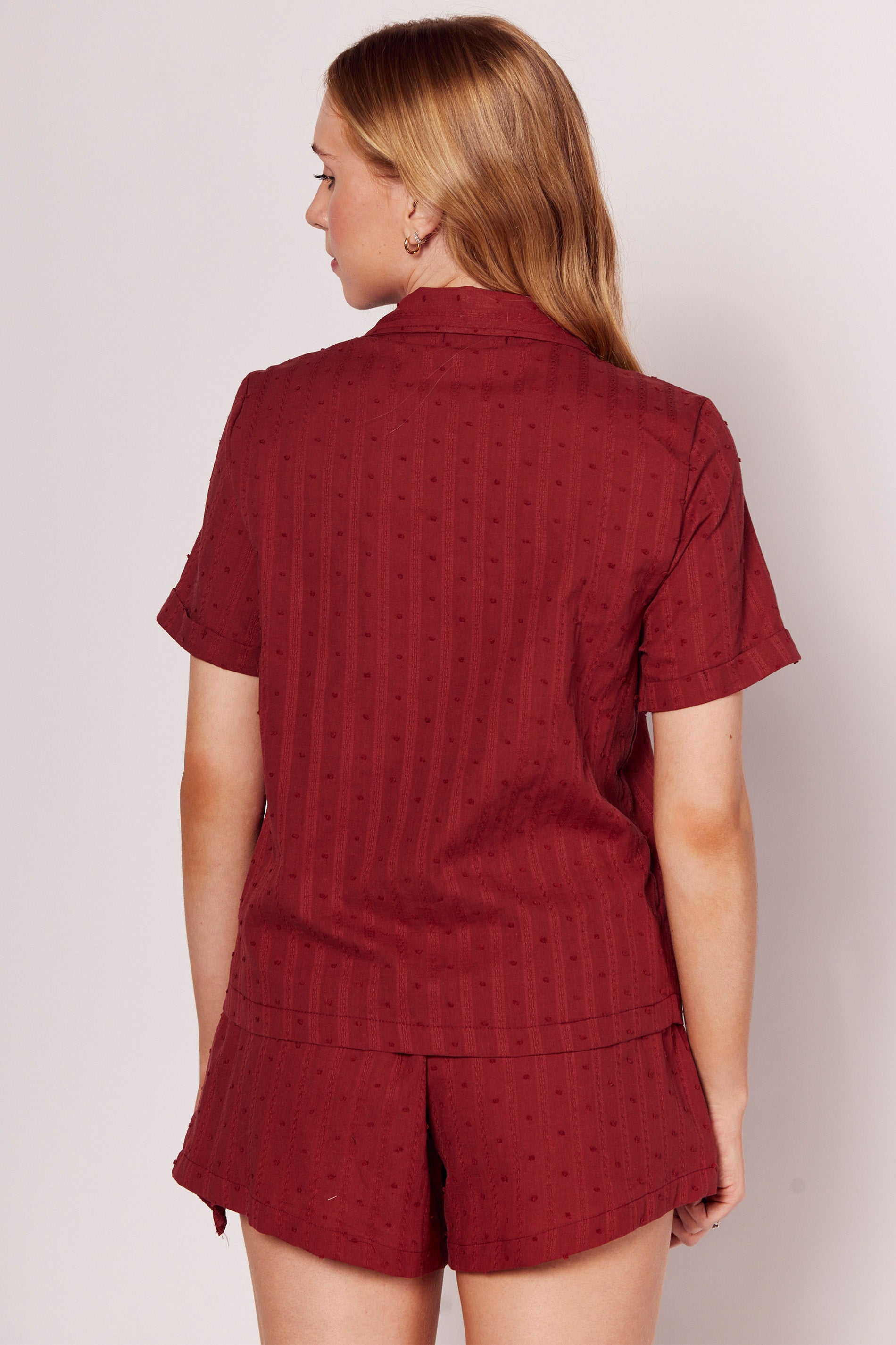 Camisa Giornata com Textura Bordada